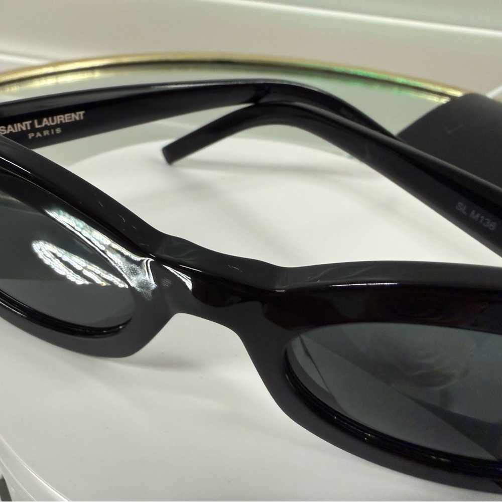 SAINT LAURENT SL M136 oval sunglasses - Picture 5 of 8